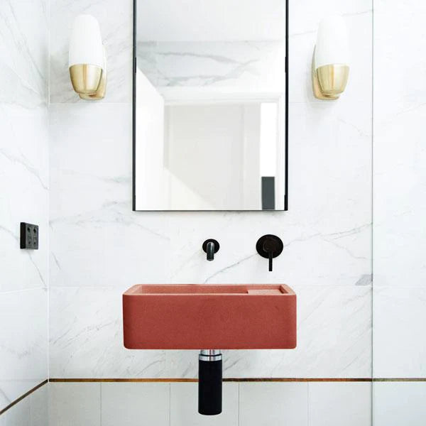 Nood Co Shelf 01 Basin Wall Hung - Musk