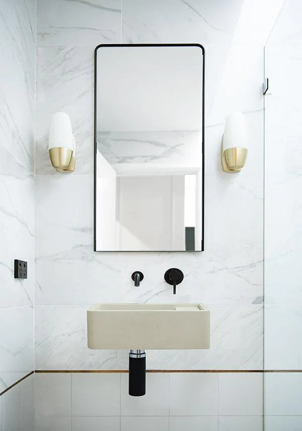 Nood Co Shelf 01 Basin Wall Hung - Sand