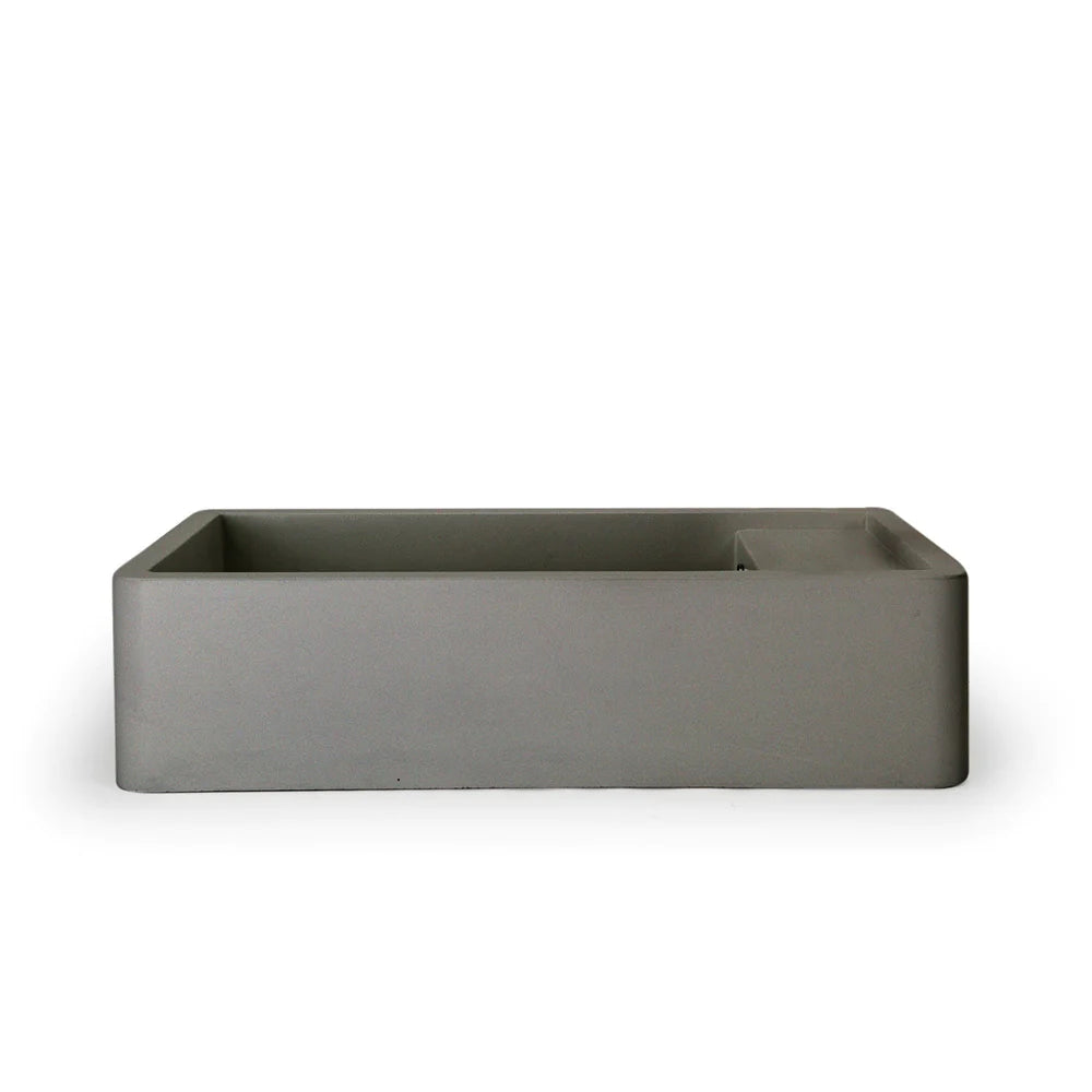 Nood Co Shelf 02 Basin Surface Mount - Mid Tone Grey