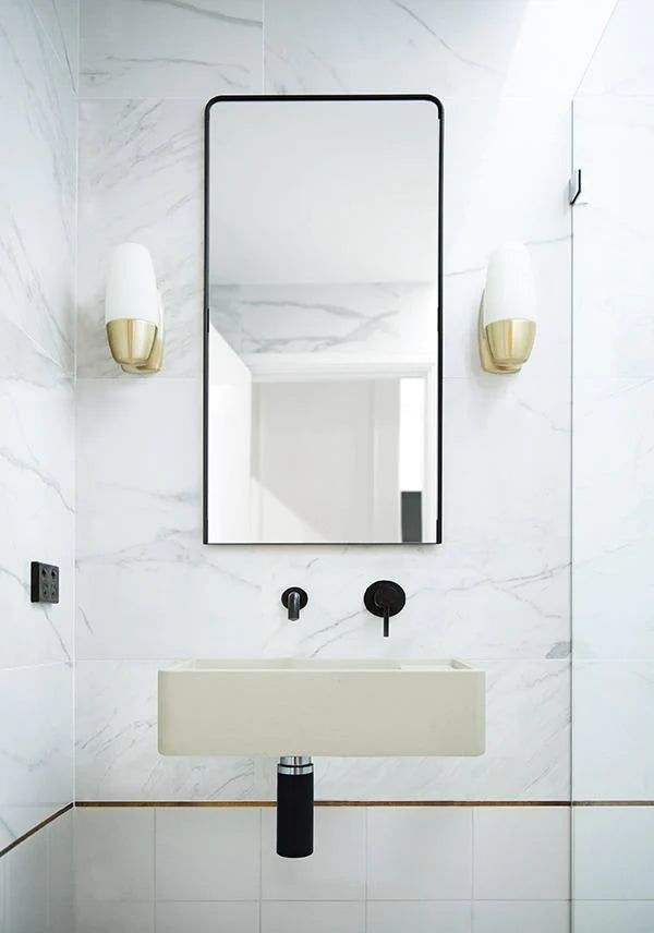 Nood Co Shelf 02 Basin Wall Hung - Sand