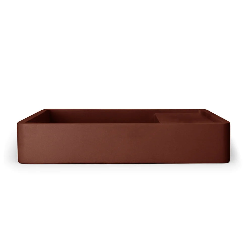 Nood Co Shelf 03 Basin Surface Mount - Clay