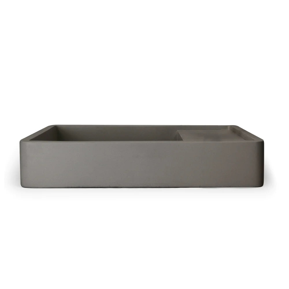 Nood Co Shelf 03 Basin Surface Mount - Mid Tone Grey