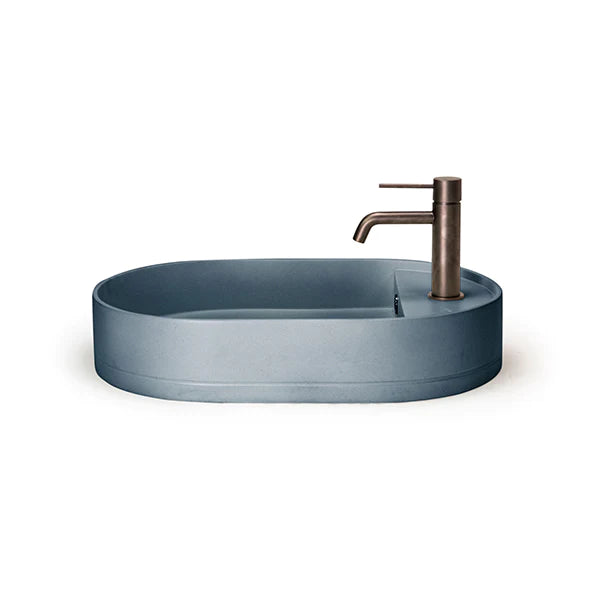 Nood Co Shelf Oval Basin Surface Mount - Copan Blue