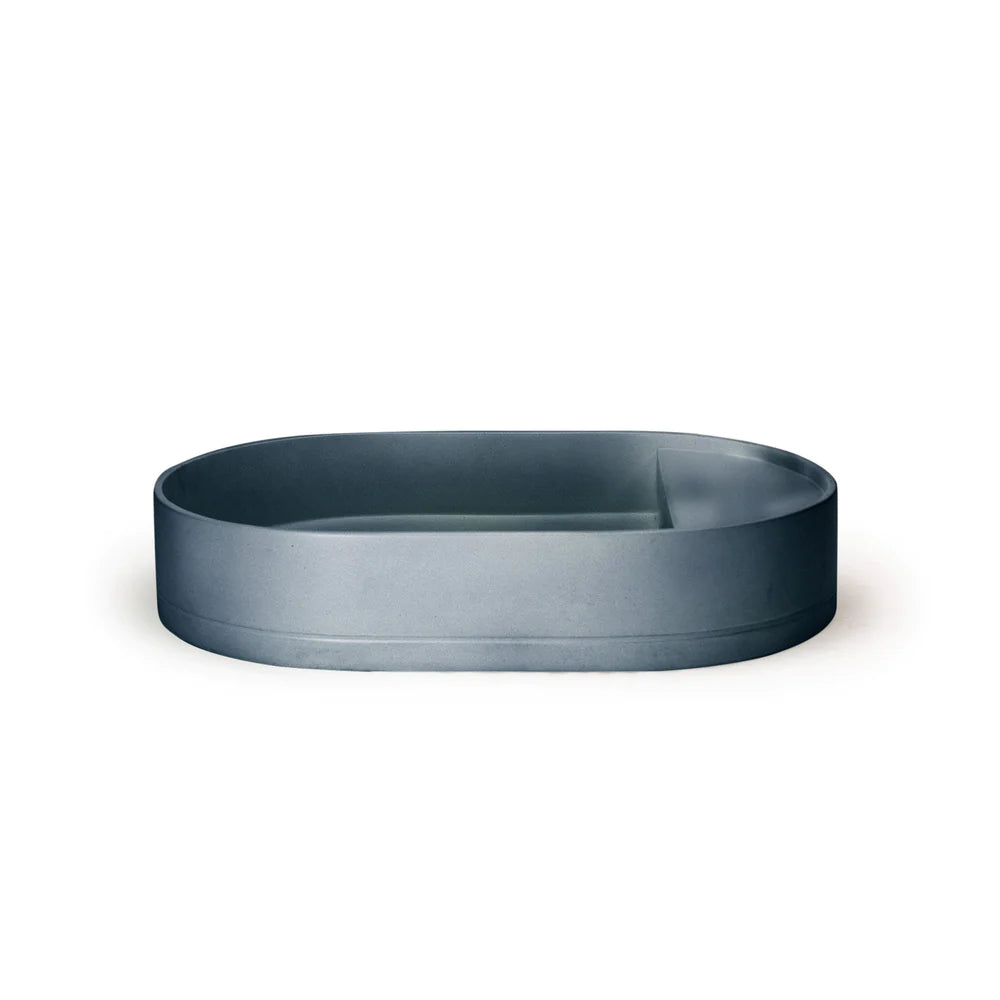 Nood Co Shelf Oval Basin Surface Mount - Copan Blue