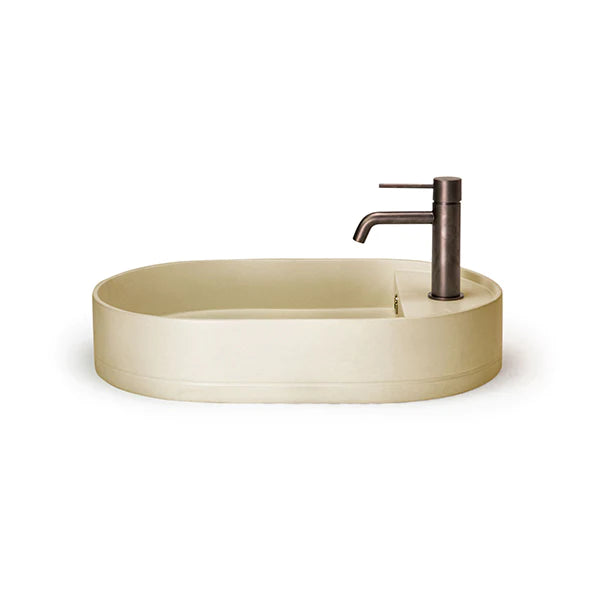 Nood Co Shelf Oval Basin Surface Mount - Custard