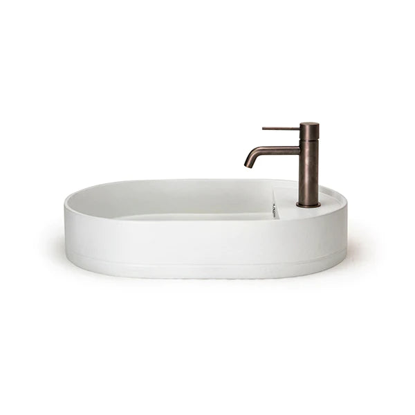 Nood Co Shelf Oval Basin Surface Mount - Ivory