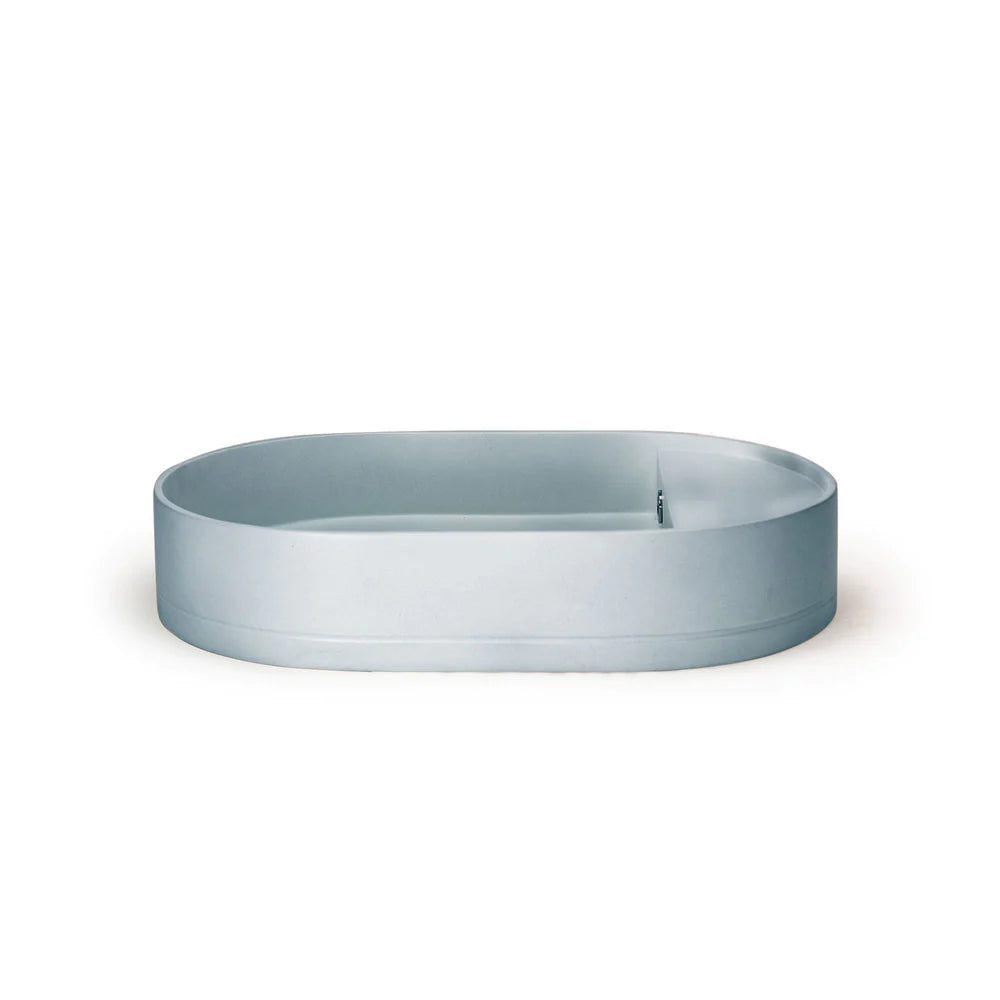 Nood Co Shelf Oval Basin Surface Mount - Powder Blue