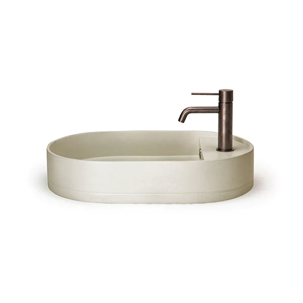 Nood Co Shelf Oval Basin Surface Mount - Sand