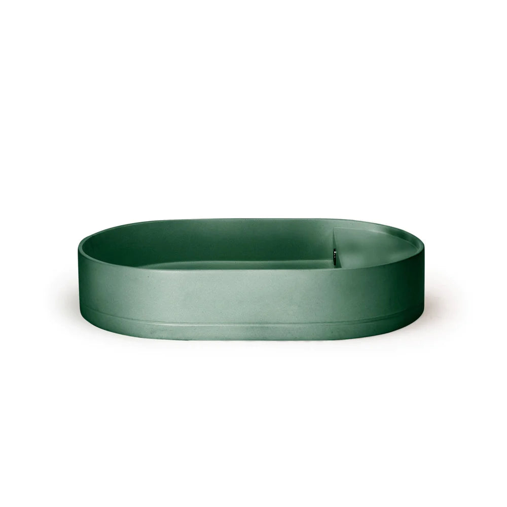 Nood Co Shelf Oval Basin Surface Mount - Teal
