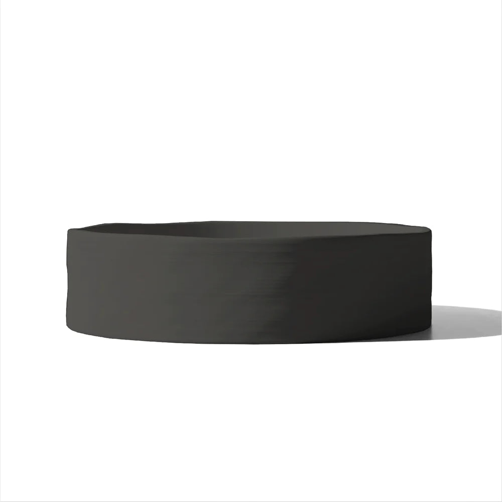 Nood Co Slip Basin Wall Hung - Charcoal