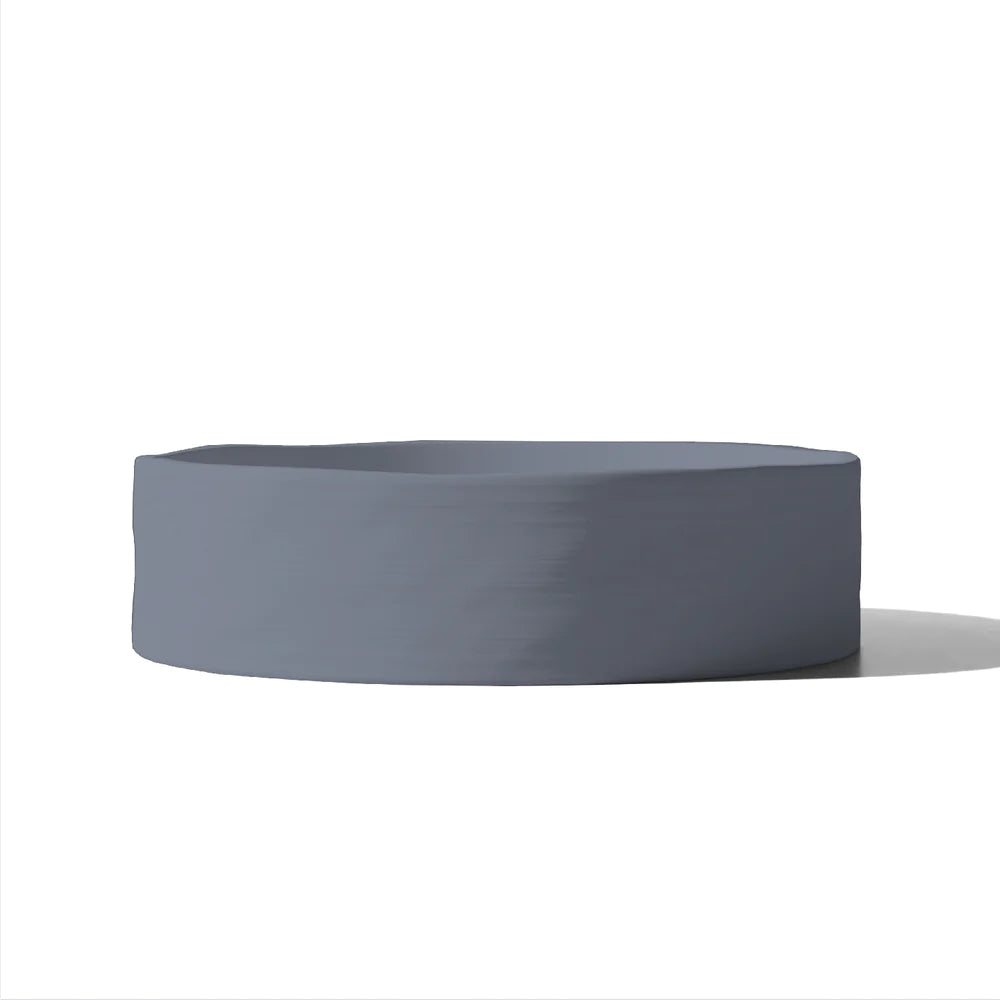 Nood Co Slip Basin Wall Hung - Copan Blue