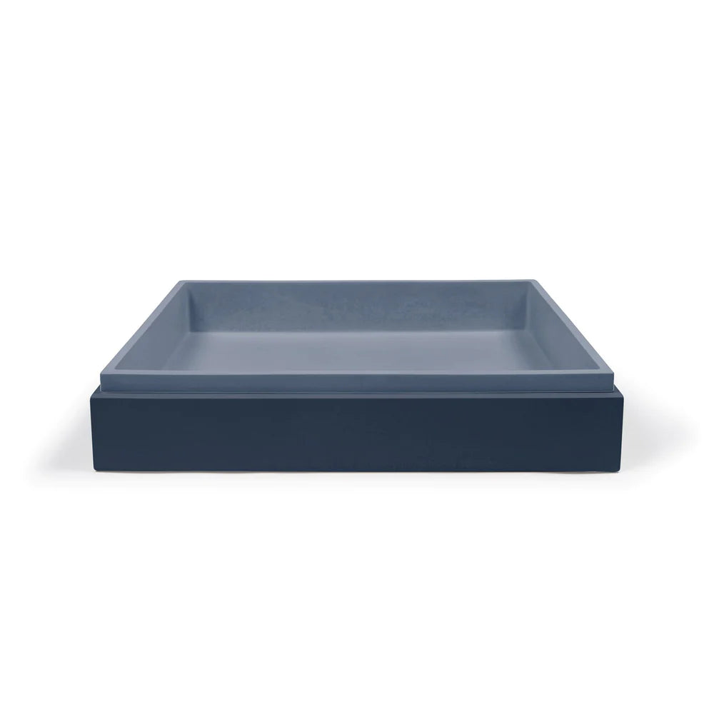 Nood Co Stepp Rectangle Surface Mount - Copan Blue
