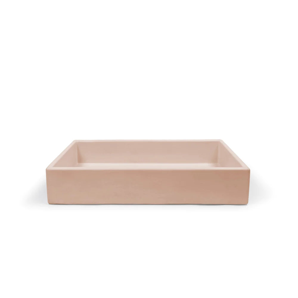Nood Co Trough Basin Surface Mount - Blush Pink
