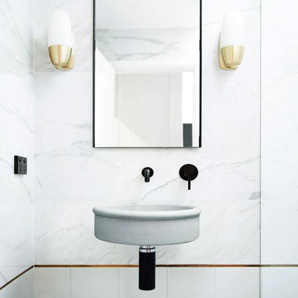 Nood Co Tubb Basin Wall Hung - Powder Blue