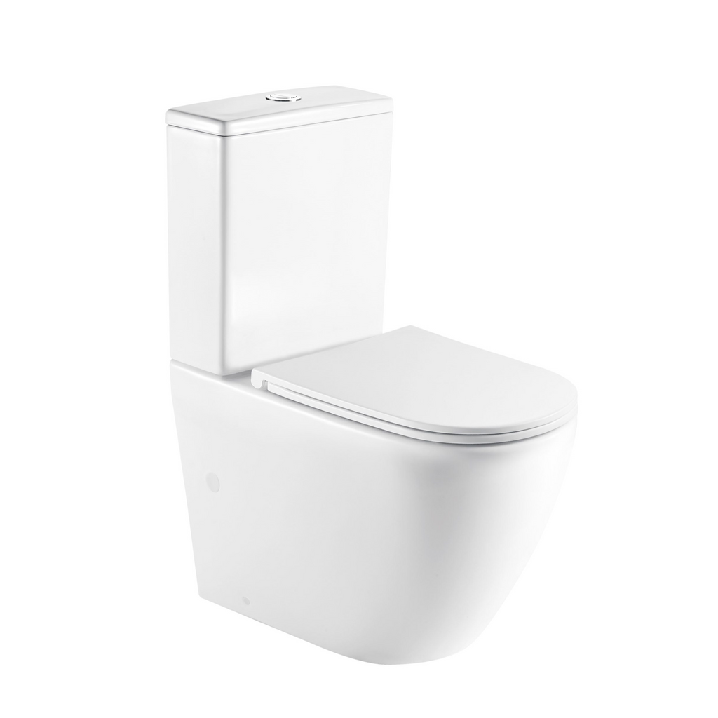 Nortono Back To Wall Toilet Suite Gloss White