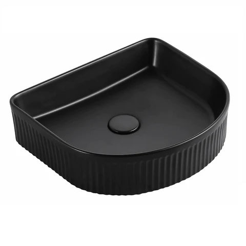 Otti Archie Ceramic Fluted Basin