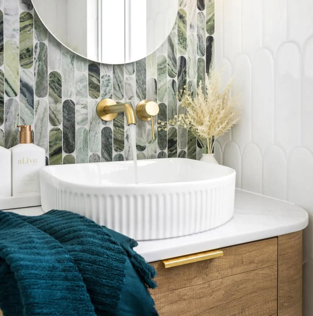 Otti Archie Ceramic Fluted Basin