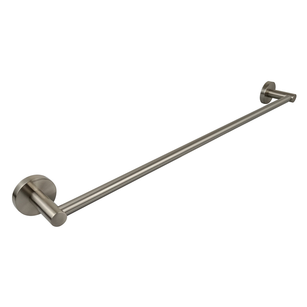 Otus Single Towel Rail 600mm - Brushed Nickel