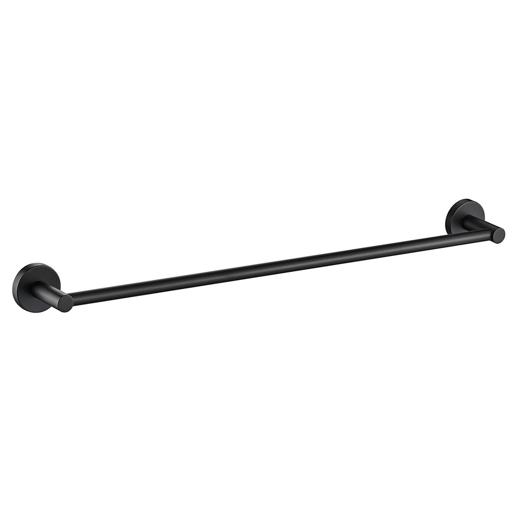 Otus Single Towel Rail 600mm - Matte Black