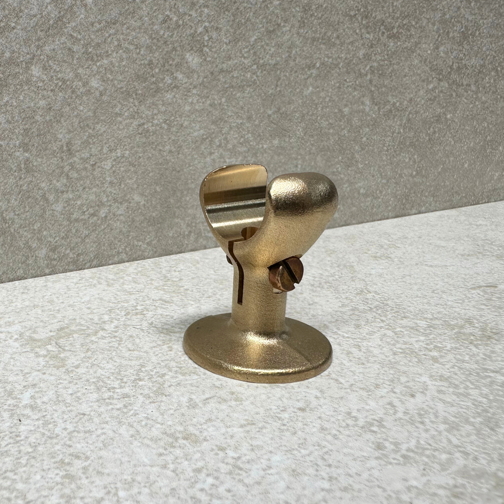 Haven Brass Pillar Clips for Outdoor Shower Copper Pipe