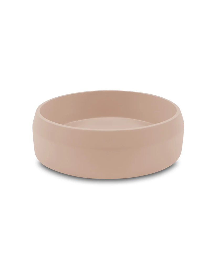 Nood Co Prism Circle Basin Wall Hung - Blush Pink
