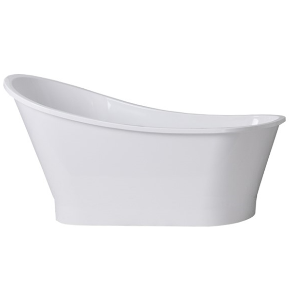 ADP Placido Freestanding Bath 1590mm - Gloss White