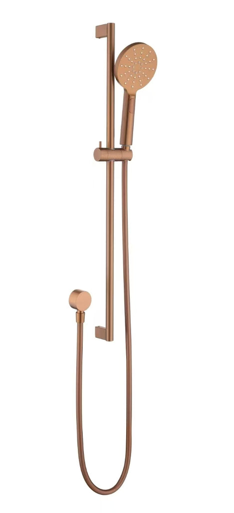 Ikon Cora Rail Shower - Brushed Copper