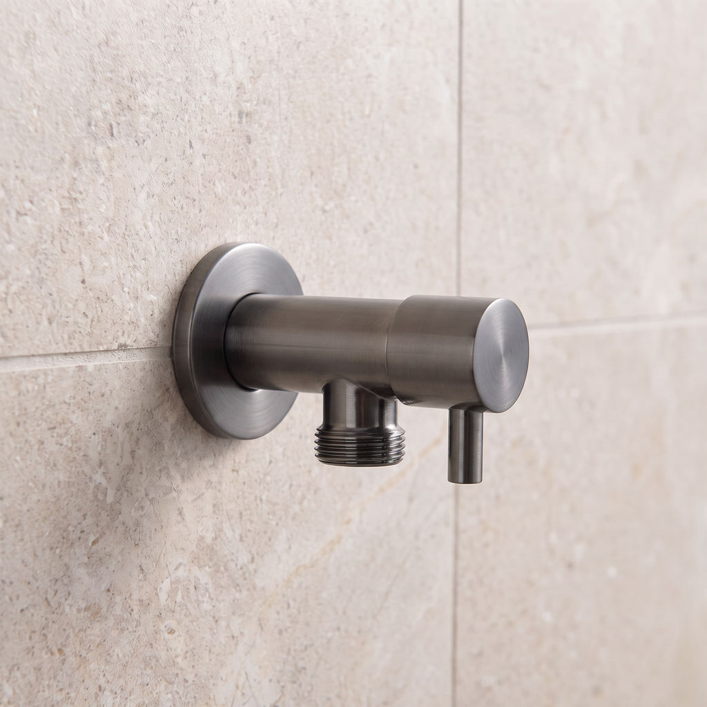 Premium Mini Cistern Stop Angle Valve - Gunmetal