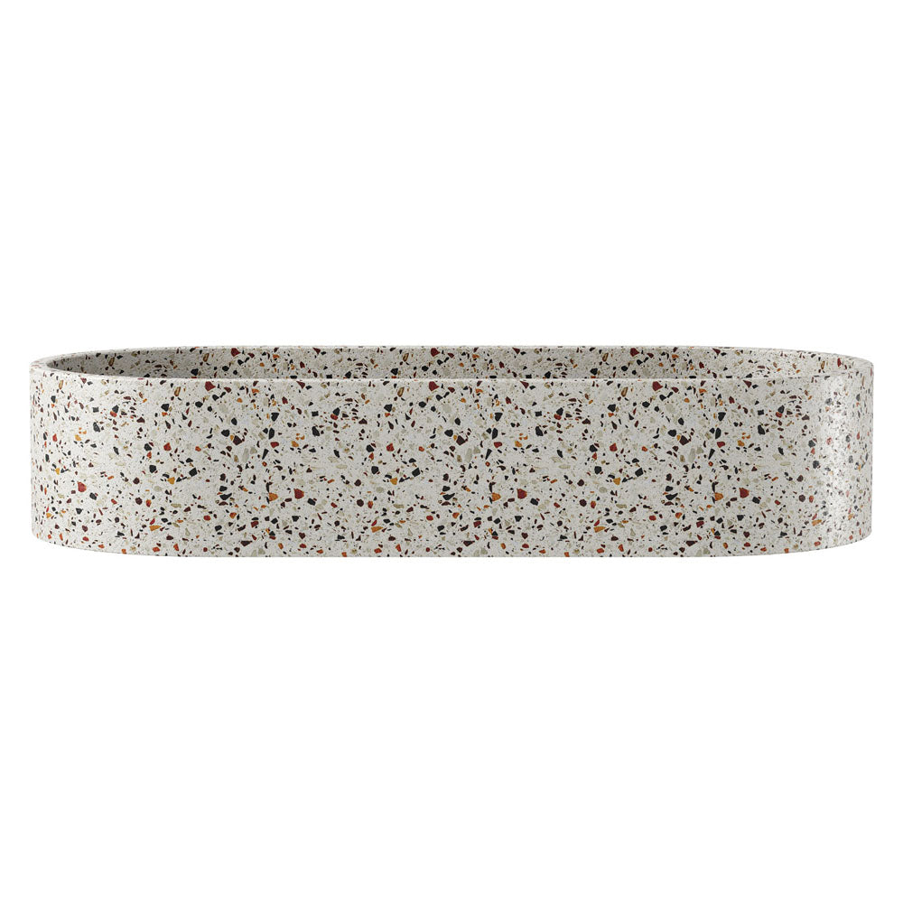 Fienza Jada Pill Concrete Above Counter Basin - Terrazzo