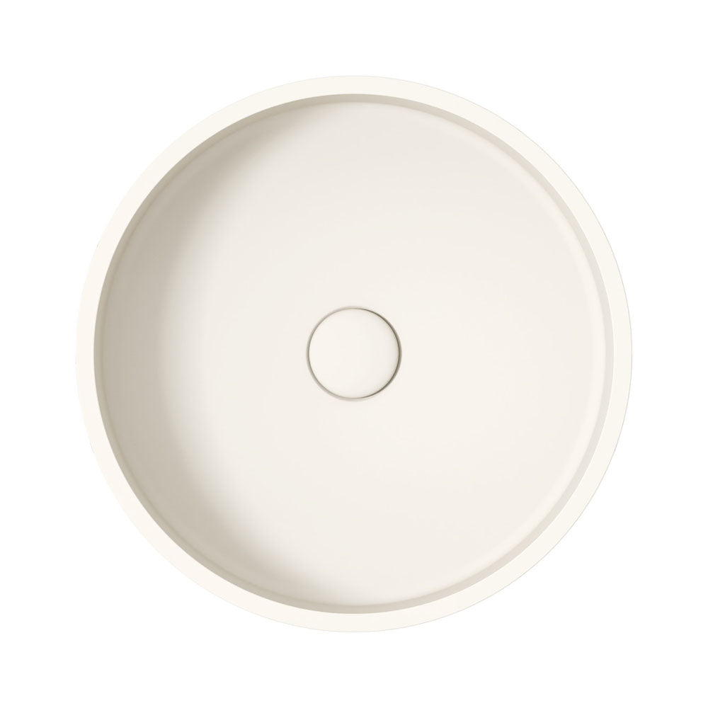Fienza Jada Round Concrete Above Counter Basin - Warm White