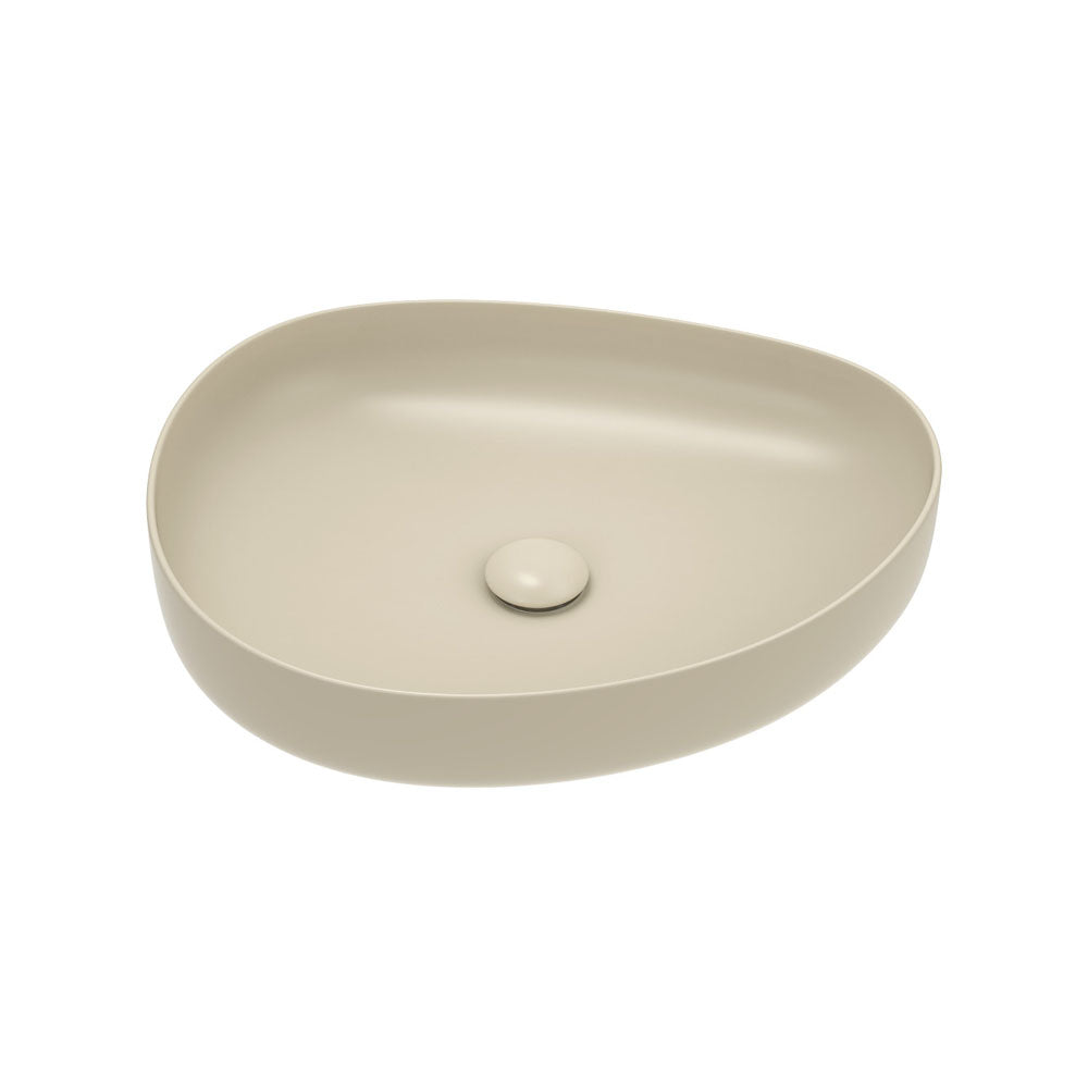 Fienza Pebble Above Counter Basin - Matte Khaki