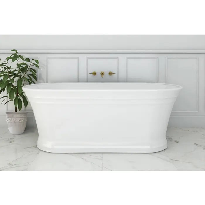 Decina Regent Freestanding Bath 1700mm - Gloss White