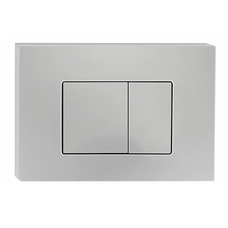 R&T Square Button Flush Plate - Chrome
