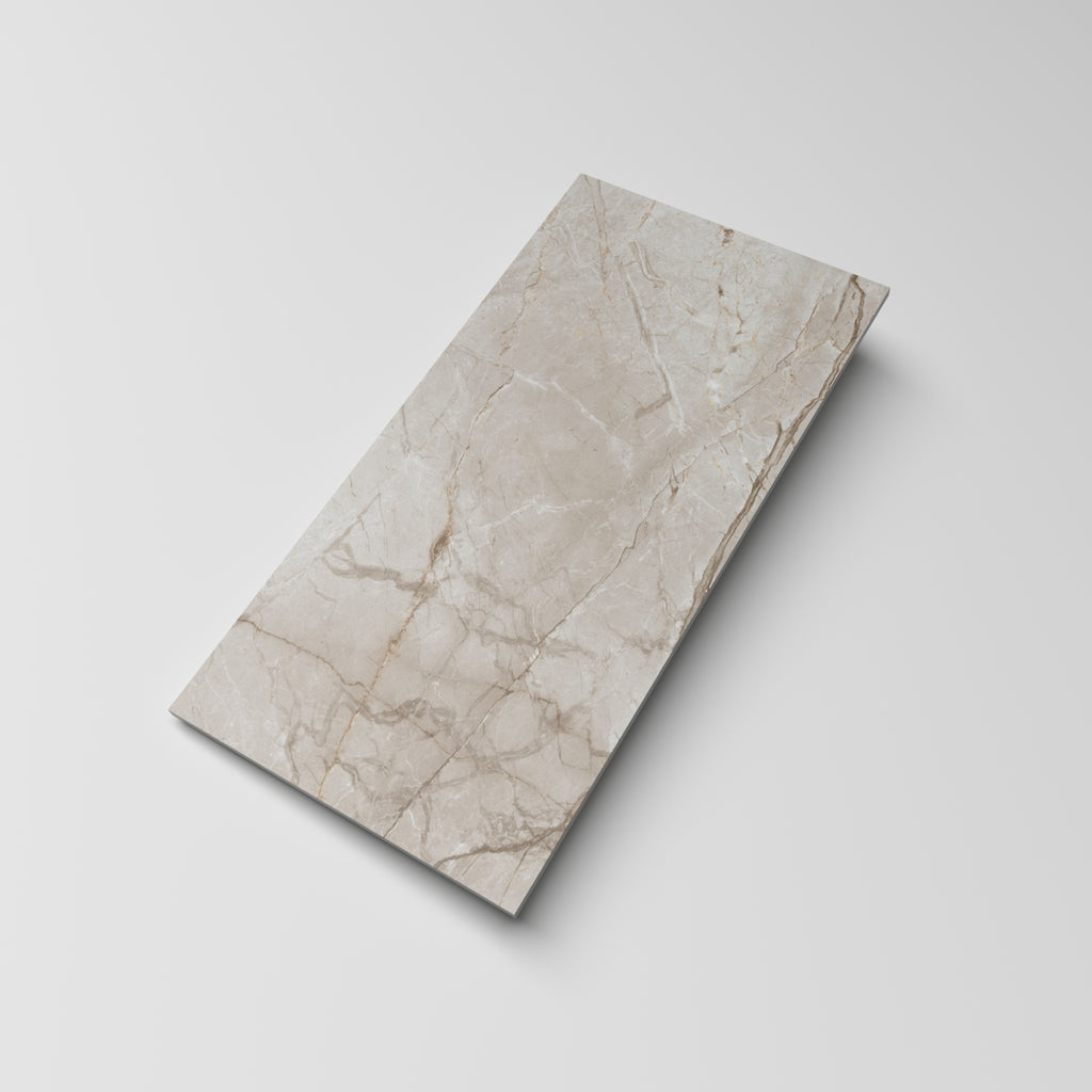 Root Ivory Satin Marble Look Tile 300x600