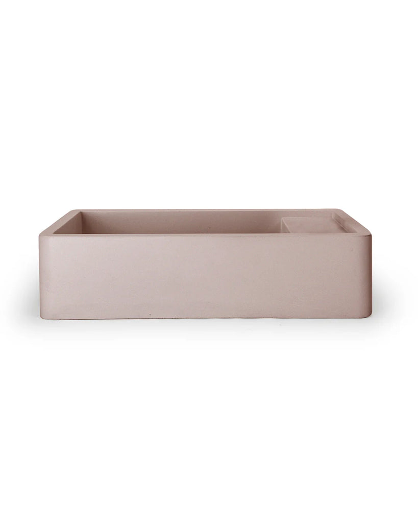 Nood Co Shelf 01 Basin Wall Hung - Blush Pink