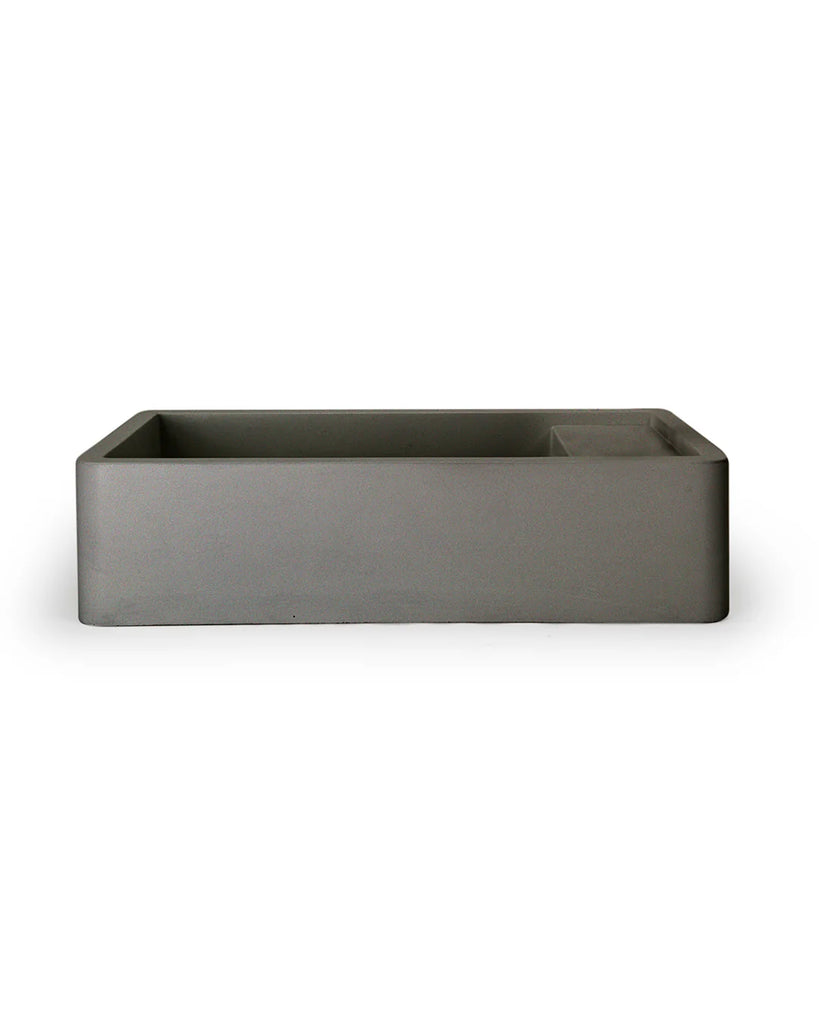 Nood Co Shelf 01 Basin Wall Hung - Mid Tone Grey