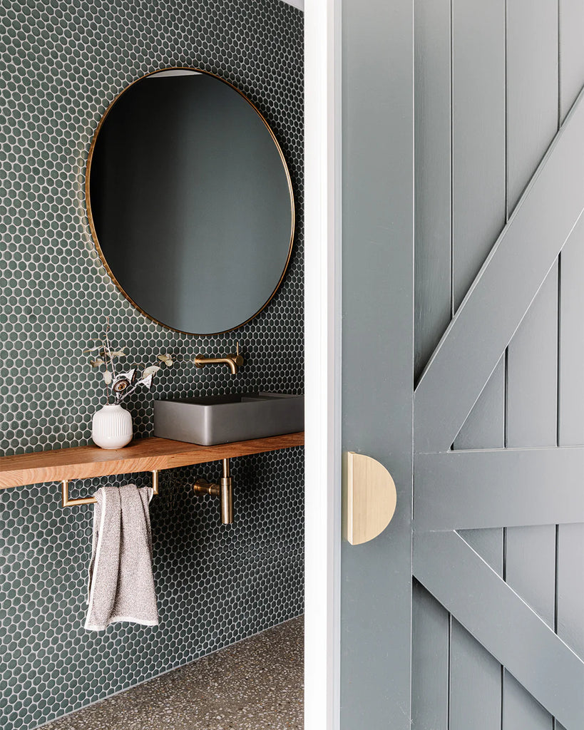 Nood Co Shelf 01 Basin Wall Hung - Mid Tone Grey