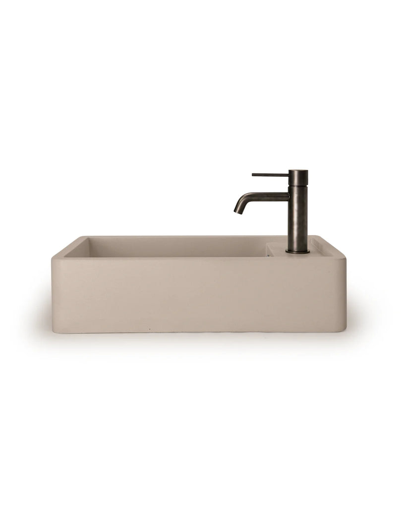 Nood Co Shelf 01 Basin Wall Hung - Mushroom