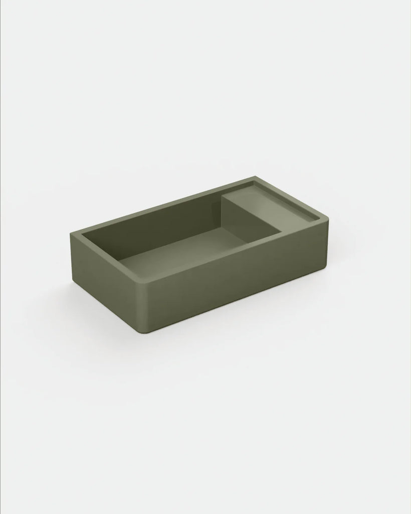 Nood Co Shelf 02 Basin Wall Hung - Sage
