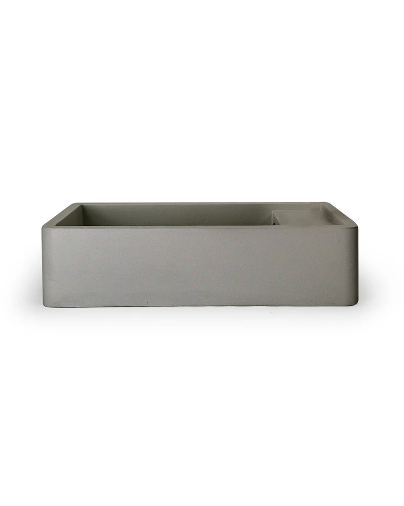 Nood Co Shelf 02 Basin Wall Hung - Sky Grey