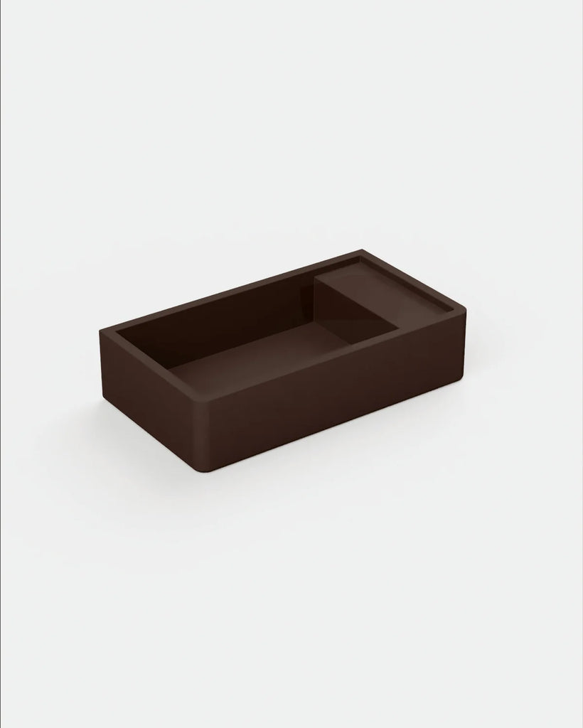 Nood Co Shelf 02 Basin Wall Hung - Slate