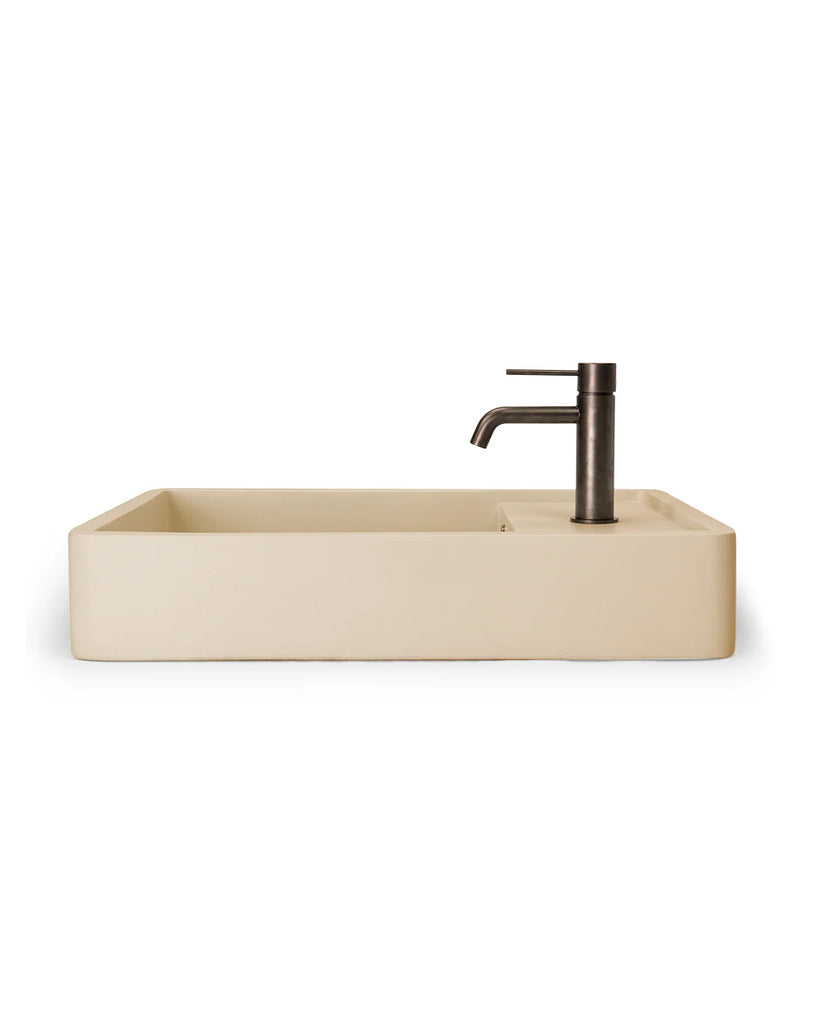 Nood Co Shelf 03 Basin Wall Hung - Custard