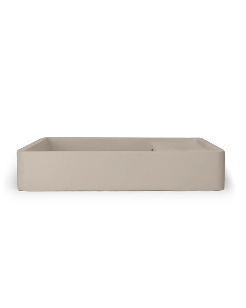 Nood Co Shelf 03 Basin Wall Hung - Mushroom