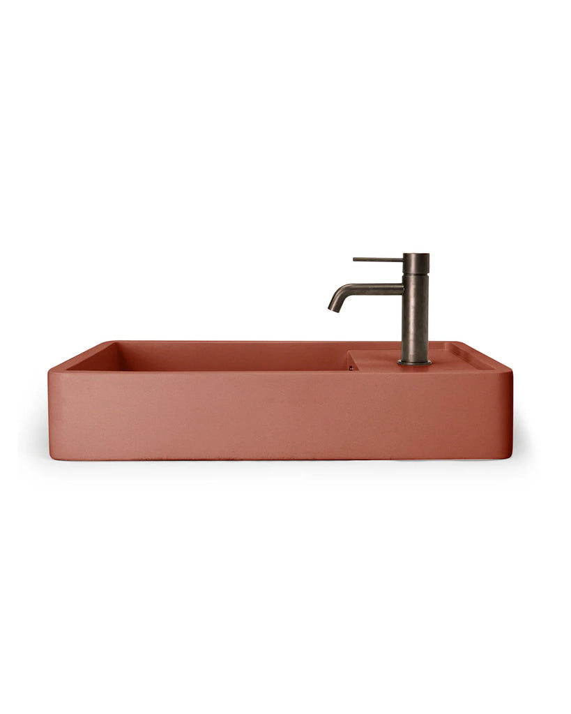 Nood Co Shelf 03 Basin Wall Hung - Musk