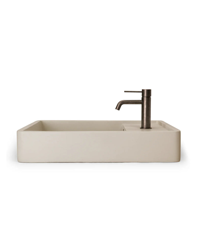 Nood Co Shelf 03 Basin Wall Hung - Sand