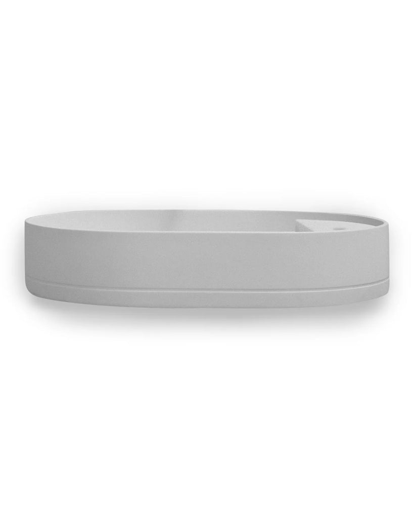Nood Co Shelf Oval Basin Wall Hung - Cloud
