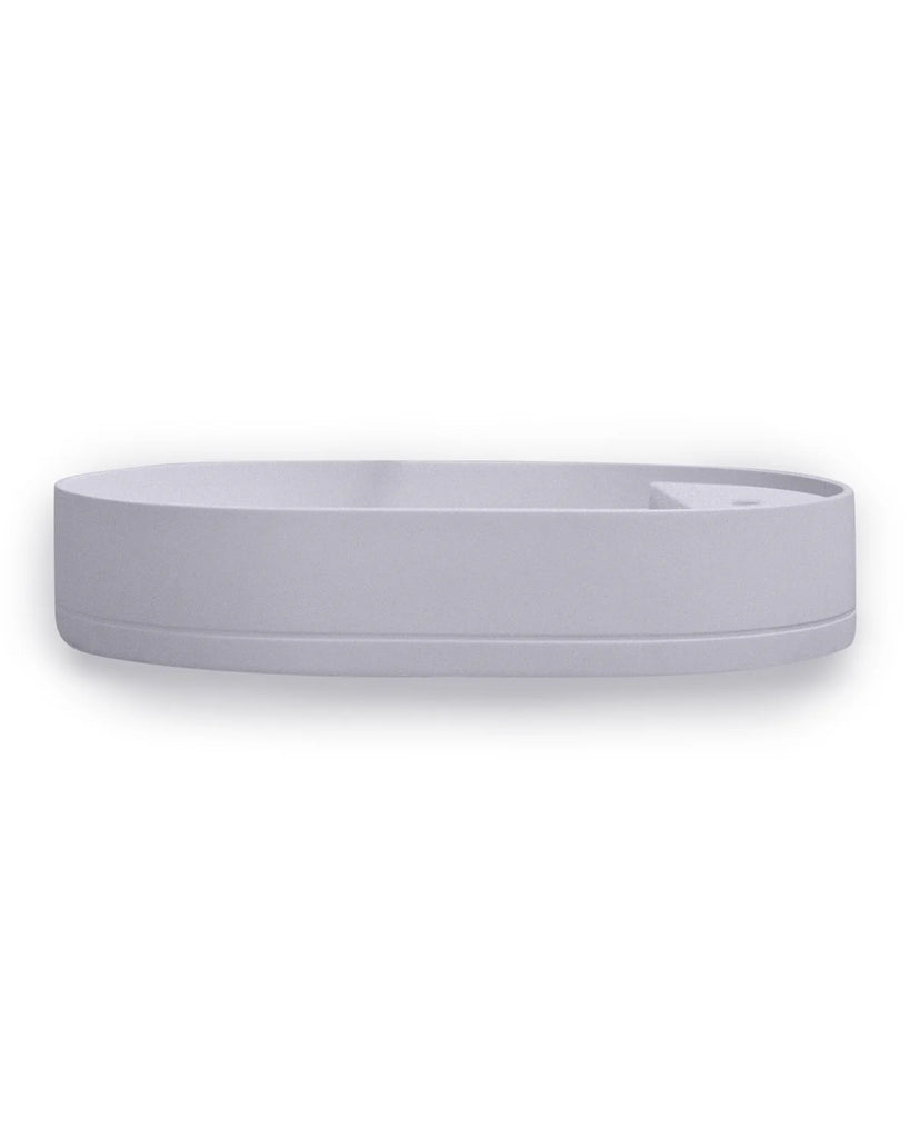Nood Co Shelf Oval Basin Wall Hung - Lilac