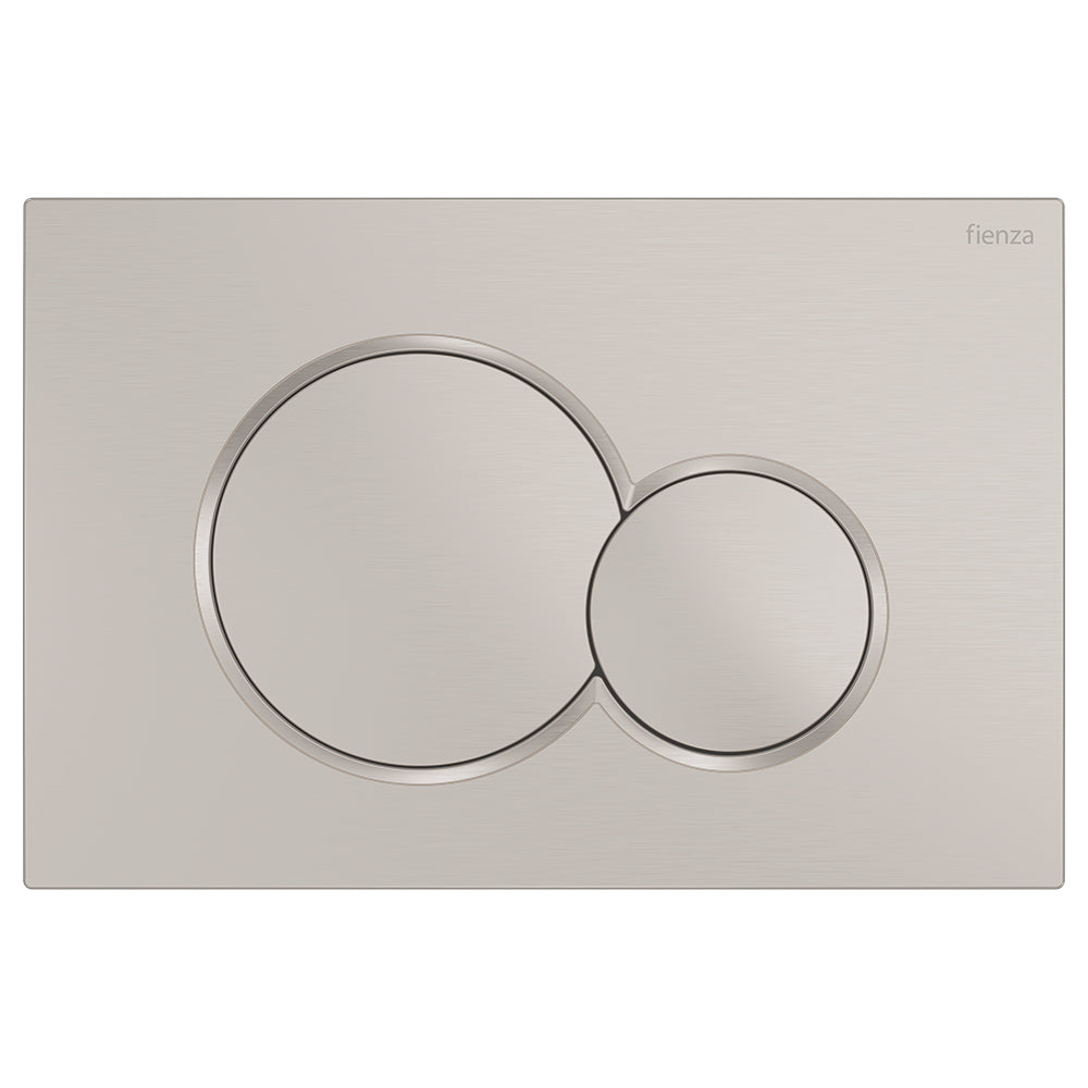 Fienza Round Flush Buttons for Geberit Sigma - Brushed Nickel