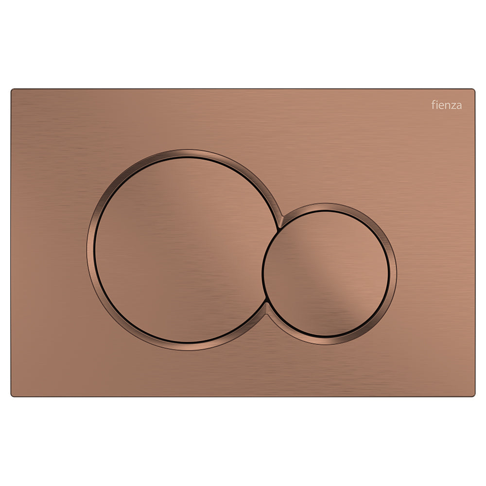 Fienza Round Flush Buttons for Geberit Sigma - Brushed Copper