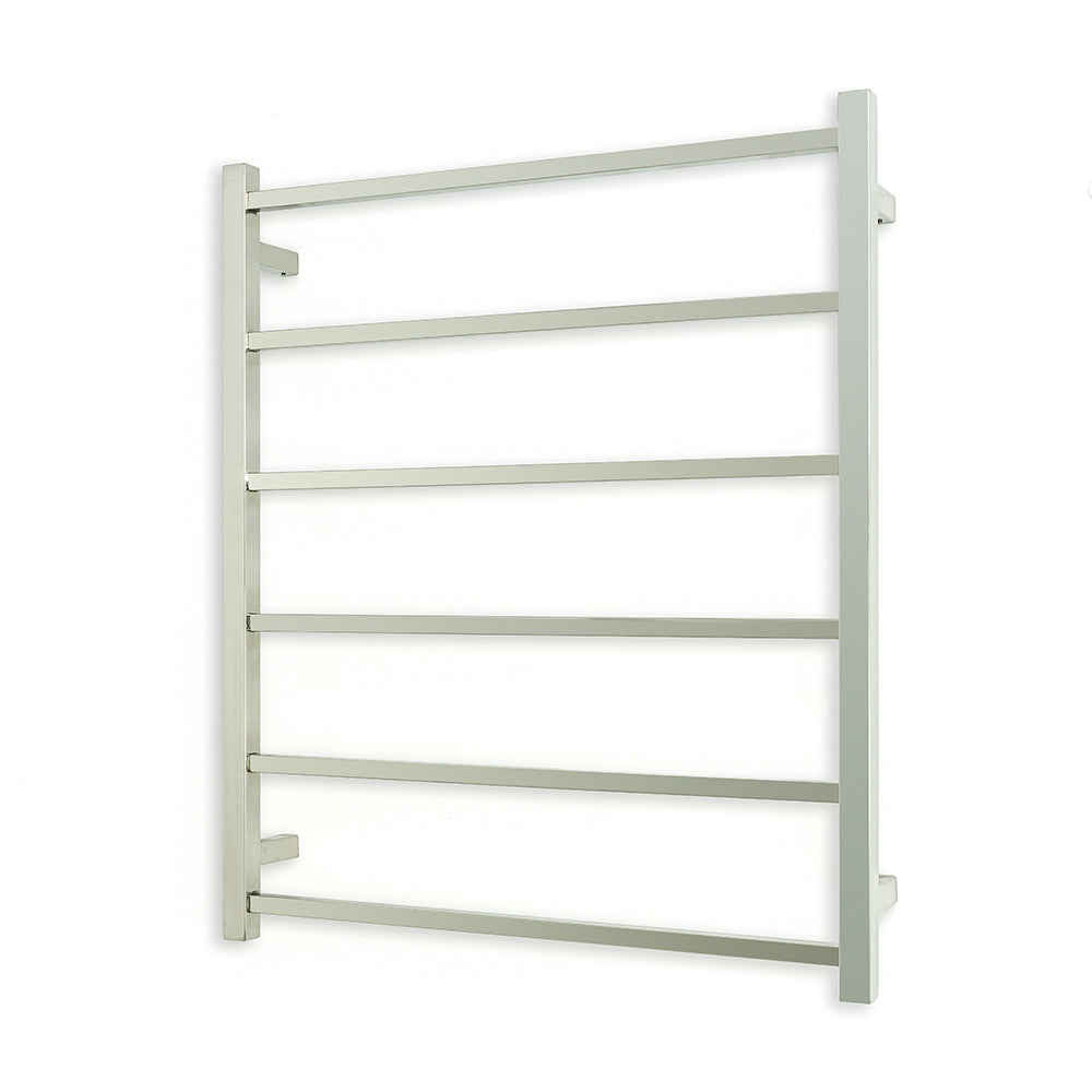 Radiant Heating Square Bars Non Heated Towel Rails Polished 700 x 830